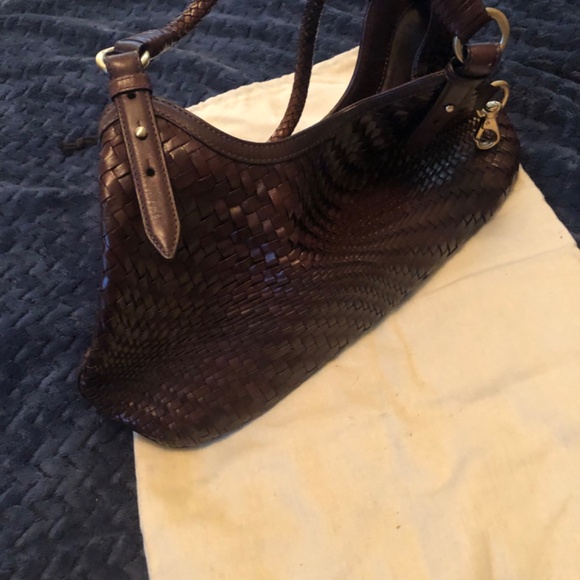 Coke Haan Genevieve Weaved Chocolate Brown - Picture 3 of 6